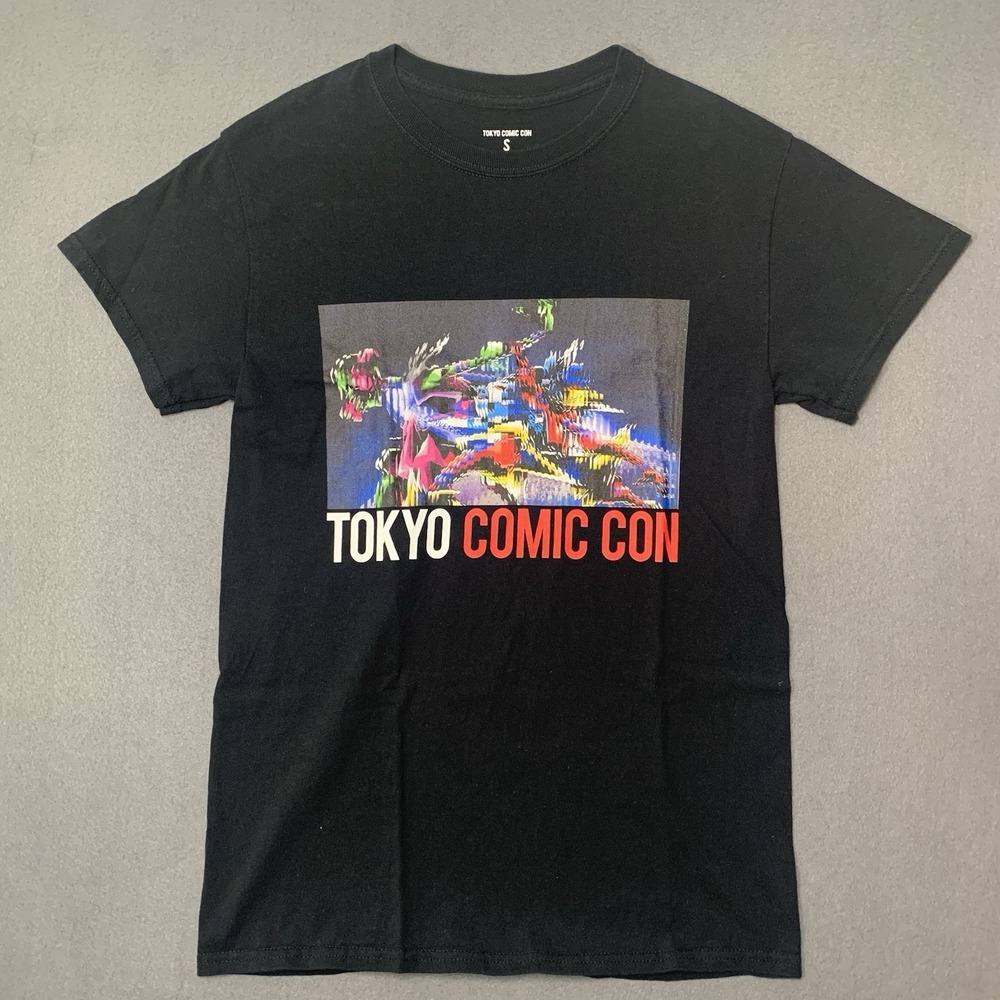 Tokyo Comic Con 2022 T-Shirt Men's S Black Graphic Japan Pop Culture Anime Rare